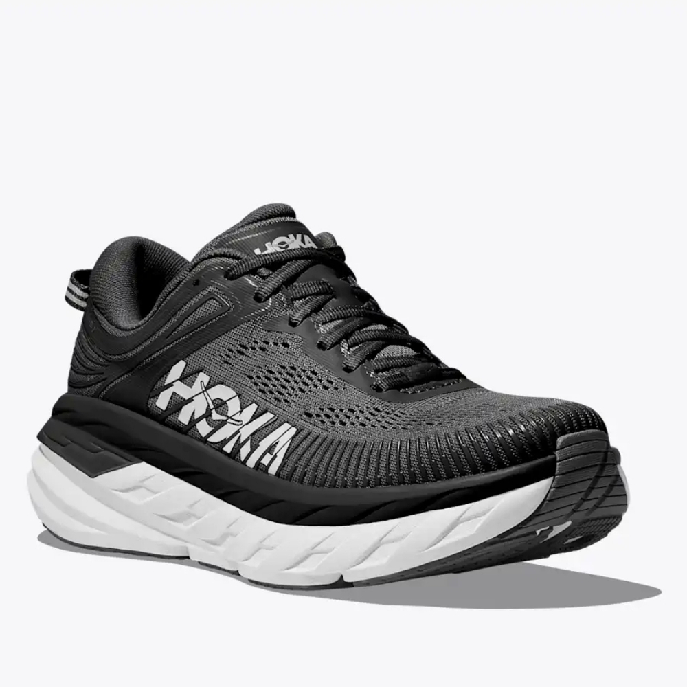 Hoka Bondi 7 Black White Newl  Women's 9